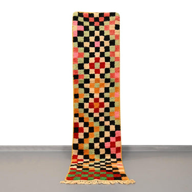 Moroccan Vintage Runner Rug 2 x 9.1 feet / 61 x 278 cm - Ettilux Home